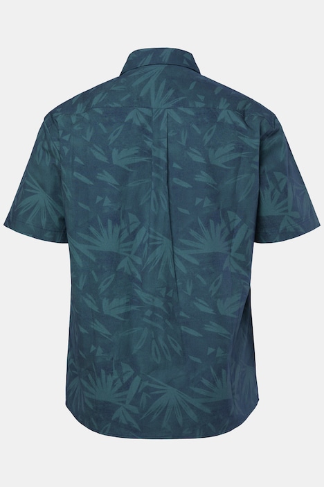 Hemd, Halbarm, florales Muster, Kentkragen, Comfort Fit, bis 8 XL