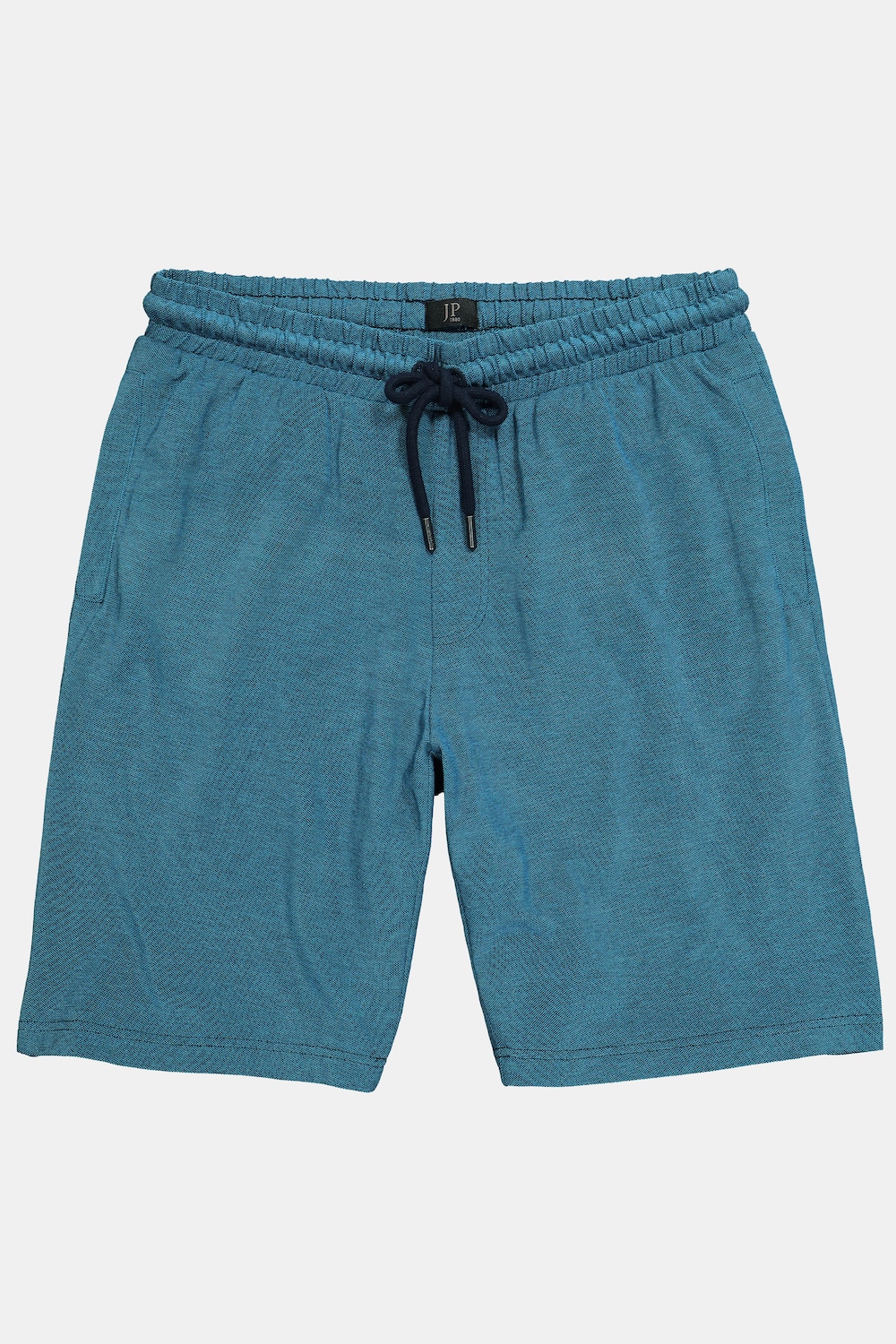 JP1880 bermuda, TwoTone piqué, elastische tailleband, Relaxed Fit, tot 8XL