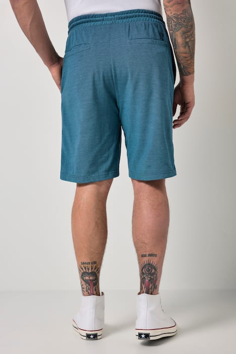 JP1880 Bermuda, TwoTone Piqué, Elastikbund, Relaxed Fit, bis 8 XL