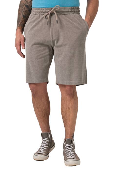 XLBermudy JP1880, dvoutónové piké, elastický pas, Relax střih, do 8XL