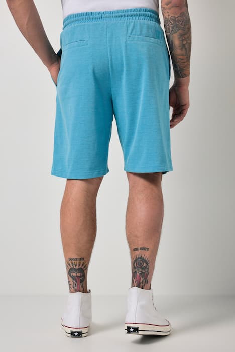 JP1880 Bermuda, TwoTone Piqué, Elastikbund, Relaxed Fit, bis 8 XL