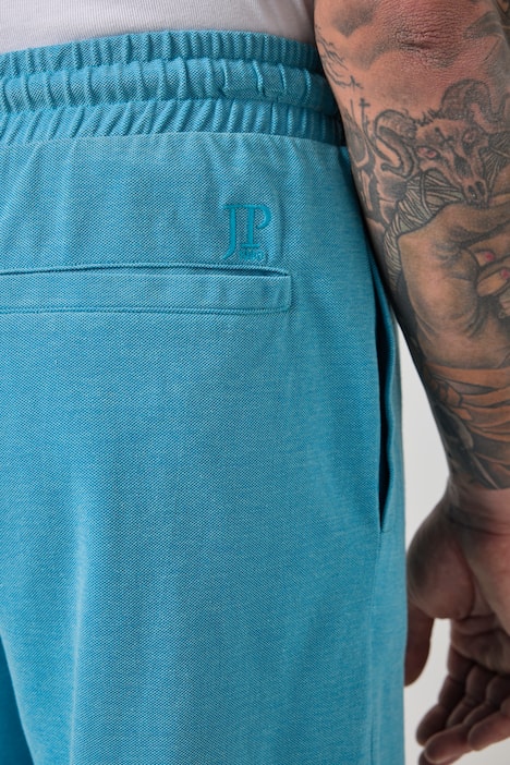 JP1880 Bermuda, TwoTone Piqué, Elastikbund, Relaxed Fit, bis 8 XL