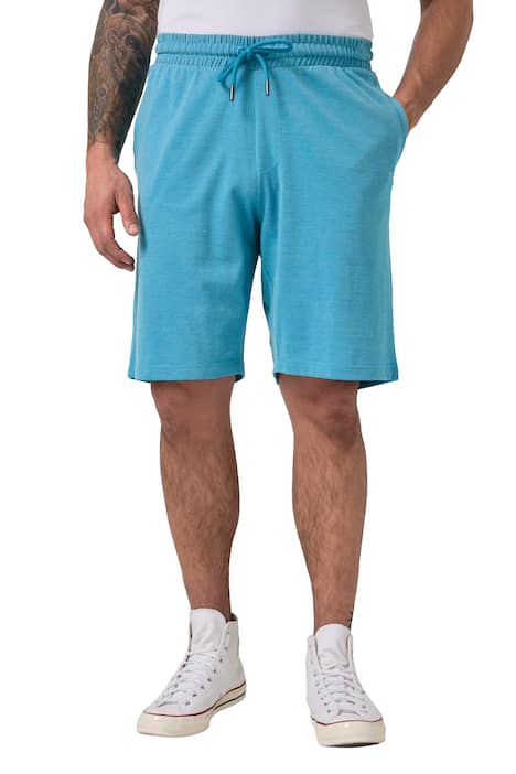 XLBermudy JP1880, dvoutónové piké, elastický pas, Relax střih, do 8XL