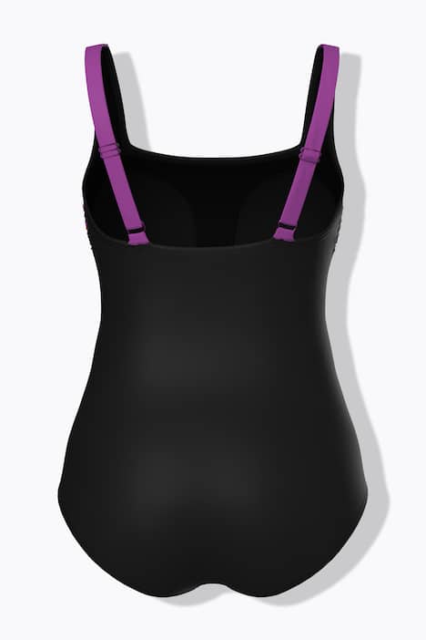 Badeanzug, Palmen, Softcups, Träger verstellbar