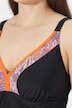 Tankini, Raffung, Zierborte, Softcups, verstellbare Träger