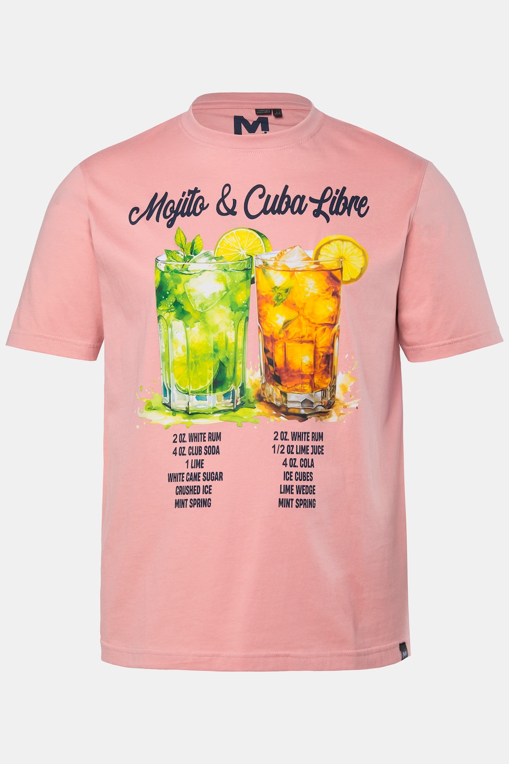 T-shirt, print, korte mouw, tot 8XL
