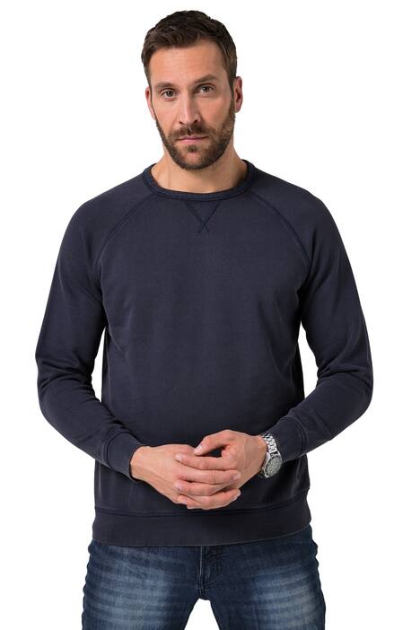 Mikina JP1880, vintage vzhled, kulatý výstřih, do 8XL