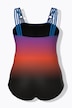 Maillot de bain avec bonnets souples, dégradé de couleurs, bretelles triples