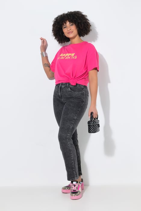 Jeans Paula, Straight Fit, 5-Pocket, Moonwashed