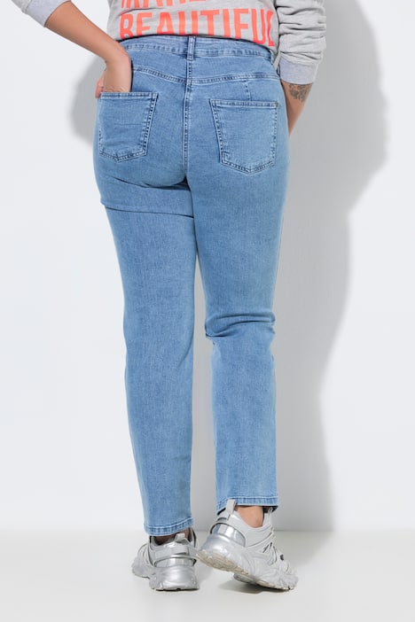 Jeans Paula, Straight Fit, 5-Pocket, Moonwashed