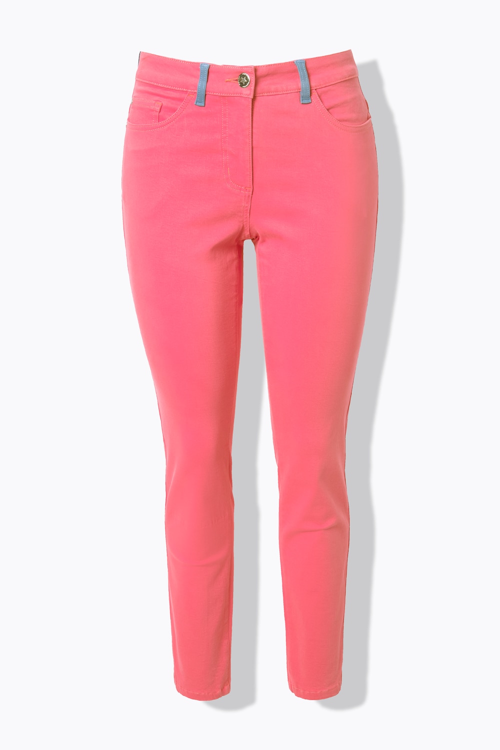 Stora storlekar Jeans Emma, Dam, rosa, storlek: 60, Bomull, Angel of Style