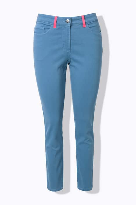 Jeans Emma, Slim Fit, farbige Gesäßtaschen, 5-Pocket