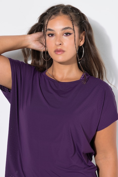 Sport-Shirt, Oversize Shape, Perforierungen