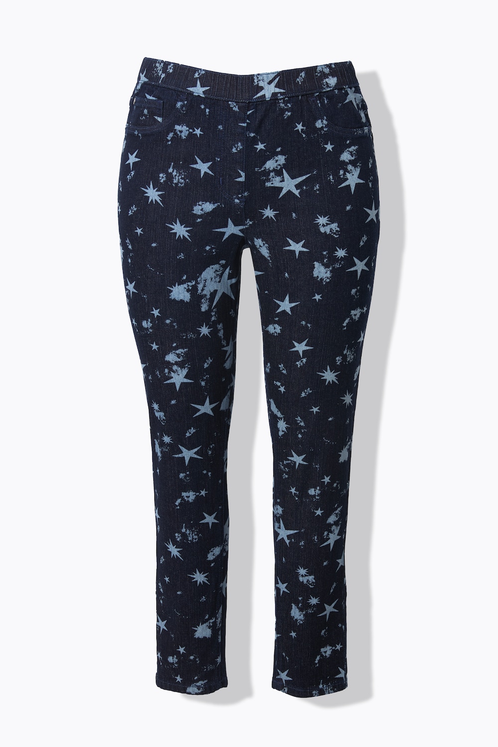 Stora storlekar Jeggings, Dam, blå, storlek: 58, Bomull, Angel of Style