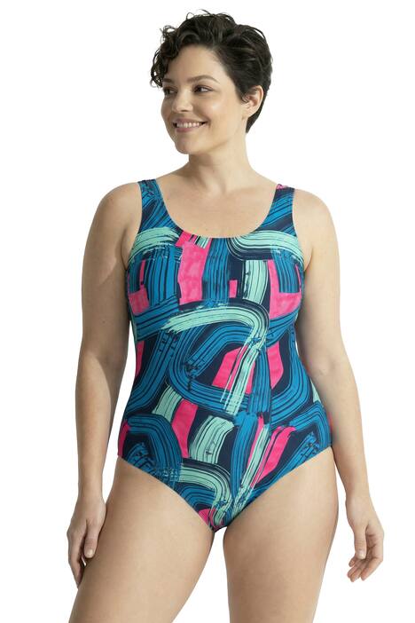 Plavky, vzor tahů štětcem, bez měkkých košíčků