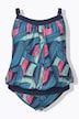 Tankini, penseelstreek dessin, zachte cups, elastische zoom
