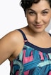 Tankini, Pinselstrichmuster, Softcups, Elastiksaum
