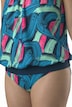 Tankini, penseelstreek dessin, zachte cups, elastische zoom