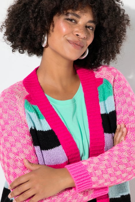 Vest, straight fit, motiefmix