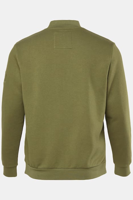 JP1880 sweatvest, blouson, collegekraag, rits, tot 8XL