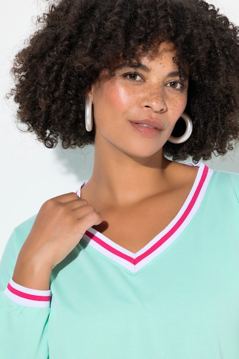 T-Shirt, oversized, Puff-Langarm