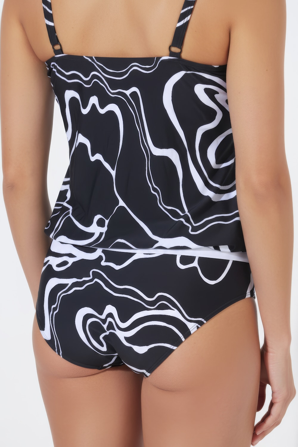 Tankini, Linienmuster, Softcups, Träger verstellbar