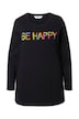 Tričko, pohodlný střih, BE HAPPY