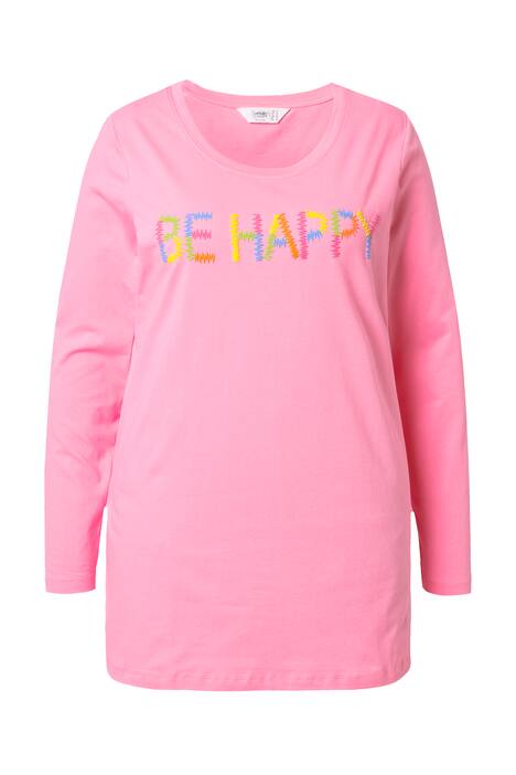 Tričko, pohodlný střih, BE HAPPY