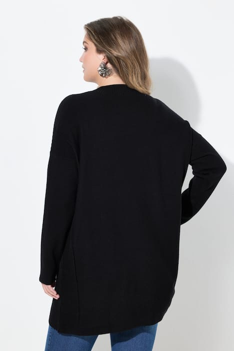 Pullover, lässige Passform, asymmetrischer Saum