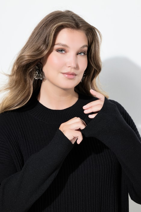 Pullover, lässige Passform, asymmetrischer Saum