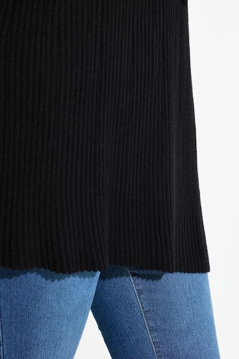 Pullover, lässige Passform, asymmetrischer Saum