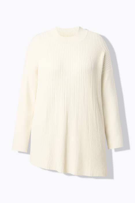 Pullover, lässige Passform, asymmetrischer Saum