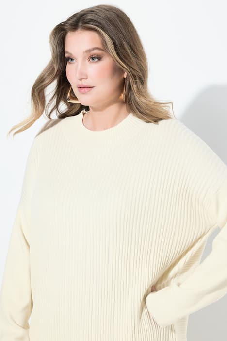 Pullover, lässige Passform, asymmetrischer Saum