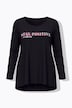 T-Shirt, A-Linie, Schriftzug, Langarm