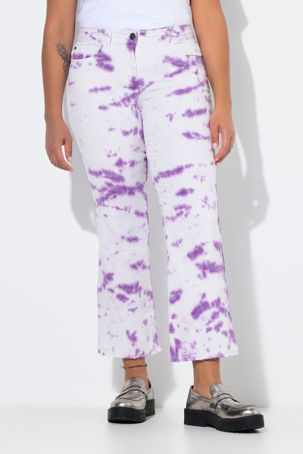 Jeans Claire, Batikmuster, 5-Pocket