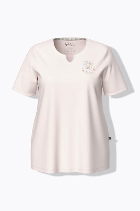 Pyjama, haas, tuniekhals, korte mouwen