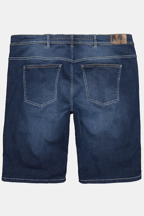 bermudas vaqueras, vaquero, FLEXLASTIC® talle bajo, Straight Fit, hasta la 72