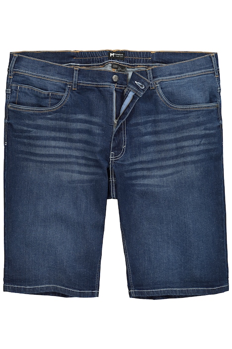 Pánské džínové bermudy, FLEXLASTIC®, střih přizpůsobený na bříško, rovný střih, do velikosti 72