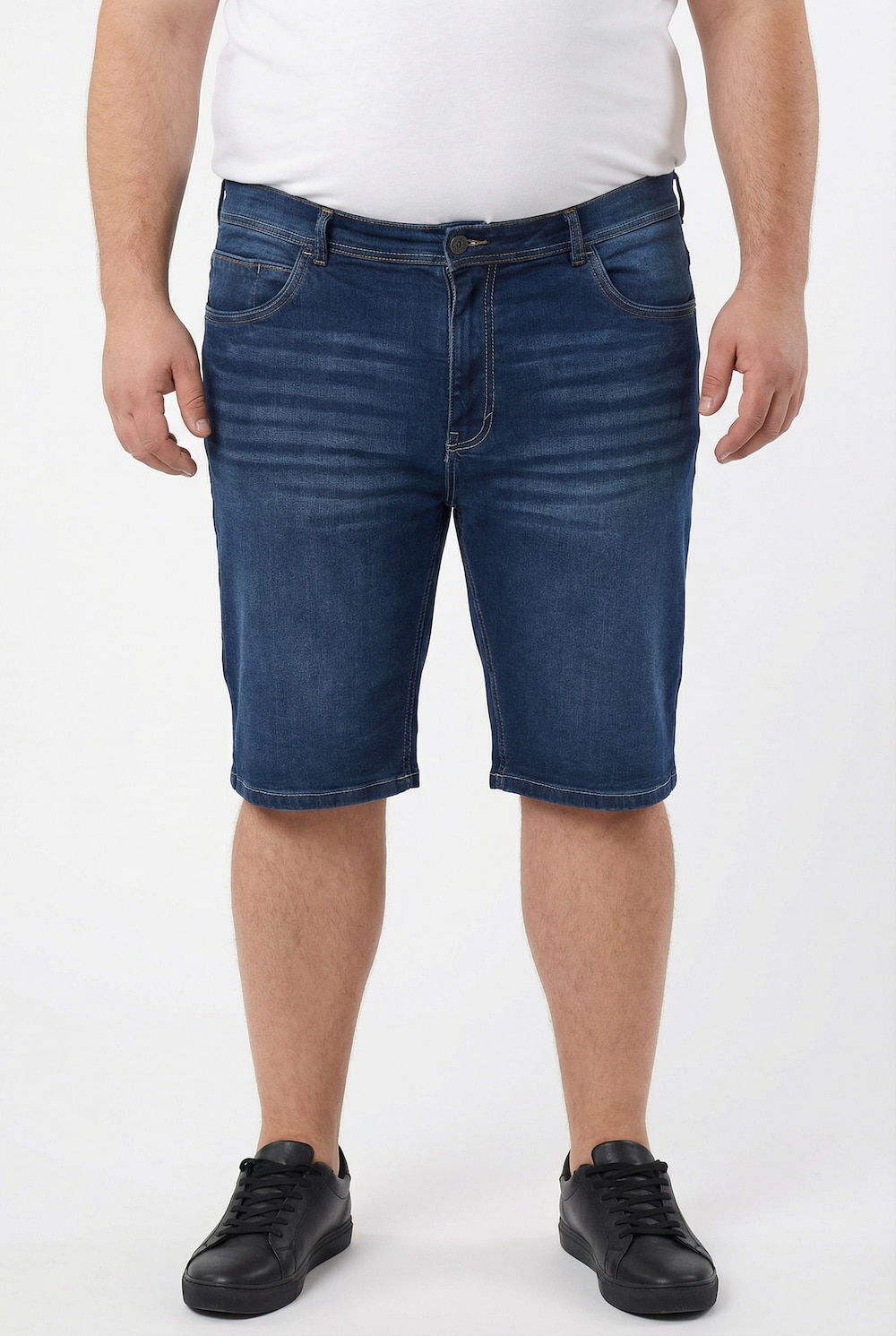 Jeans-Bermuda, Denim, FLEXLASTIC® Bauchfit, Straight Fit, bis 72