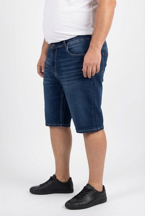 Jeans-Bermuda, Denim, FLEXLASTIC® Bauchfit, Straight Fit, bis 72