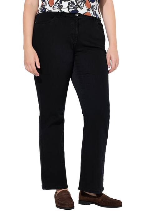 Džíny Marie, bootcut, elastický pas, biobavlna