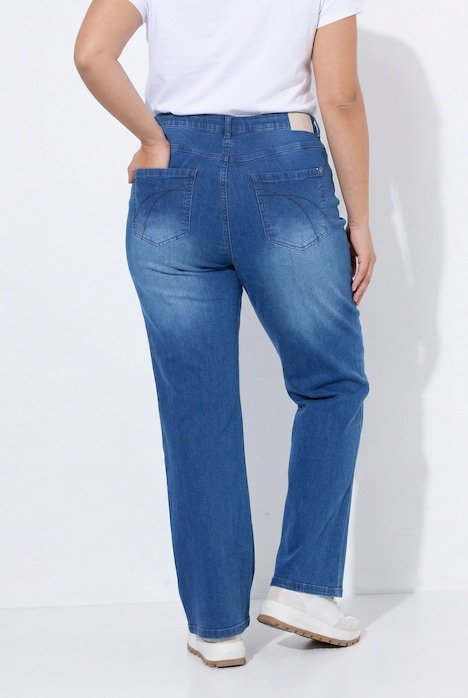 Jeans Marie, Bootcut, Elastikbund, Biobaumwolle