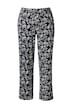 Žerzejové kalhoty, paisley motiv, široké nohavice, elastický pas