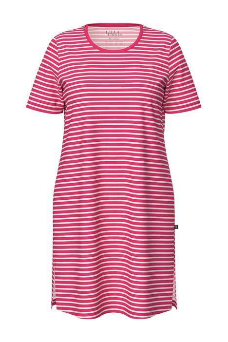 Maxi tričko, pruhy, kulatý výstřih, krátké rukávy, biobavlna