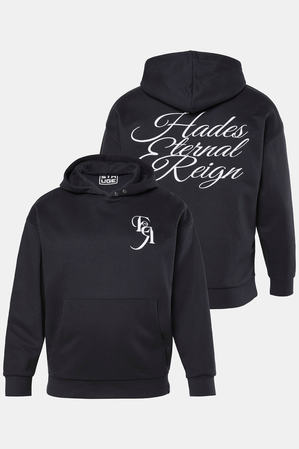 Hoodie, oversized, Kapuze, bis 8 XL