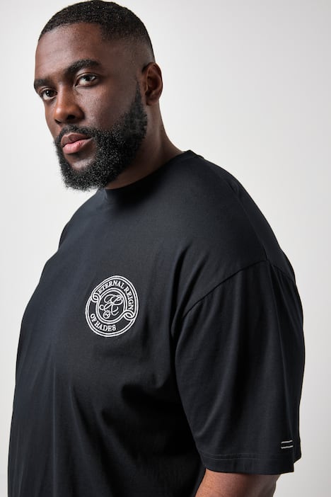 STHUGE T-Shirt, Halbarm, oversized, Rückenprint, bis 8 XL