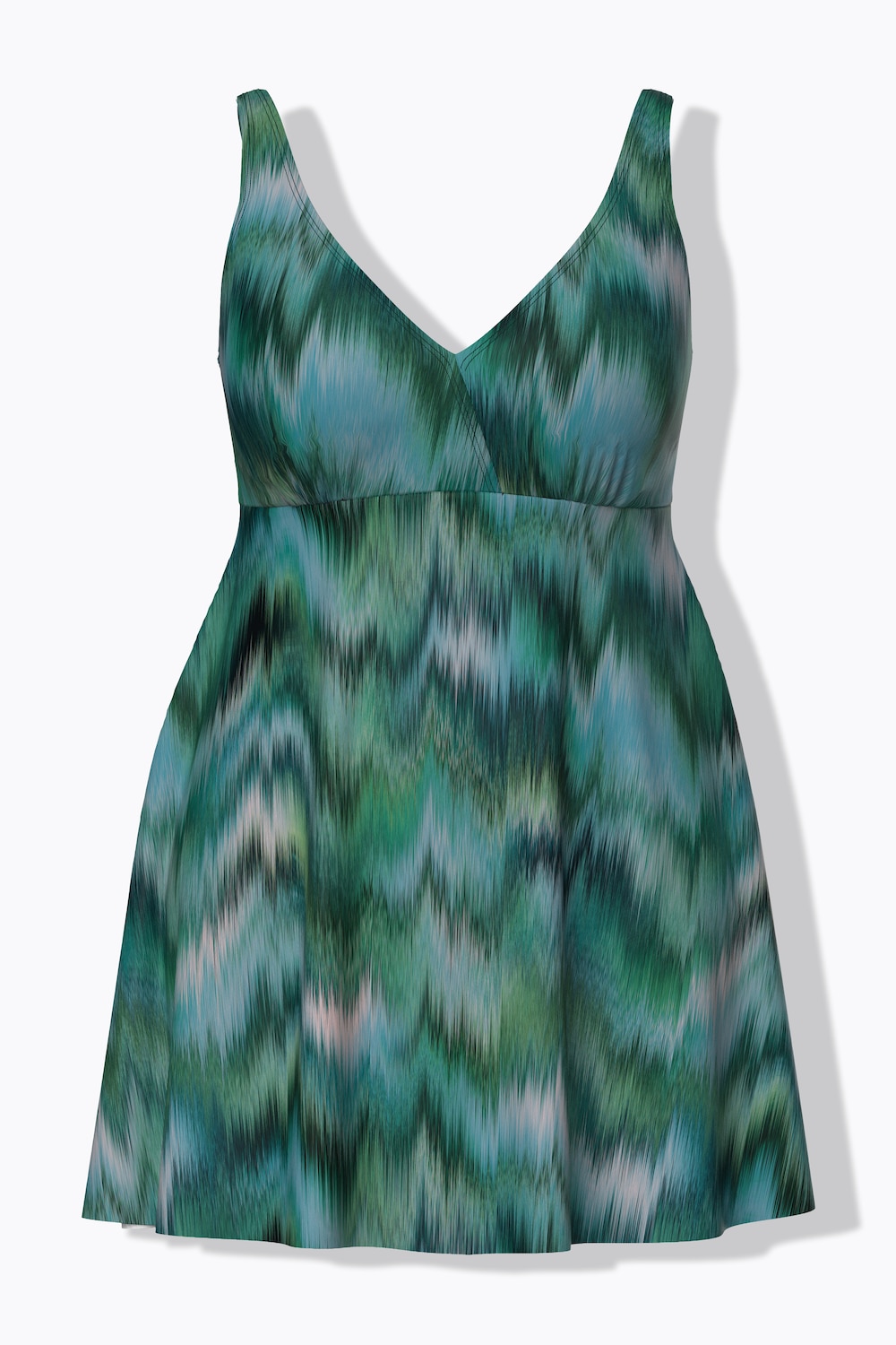 Badekleid, verschwommener Druck, Softcups