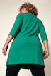 Longshirt, Nieten, A-Linie, Rundhals, 3/4-Arm