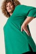 Longshirt, Nieten, A-Linie, Rundhals, 3/4-Arm