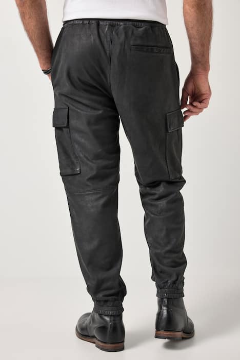 JP1880 Leder-Cargohose, Leder, feinstes Lammnappaleder, Relaxed Fit, bis 8 XL